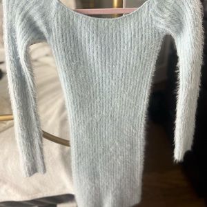 Forever 21 feather blue dress